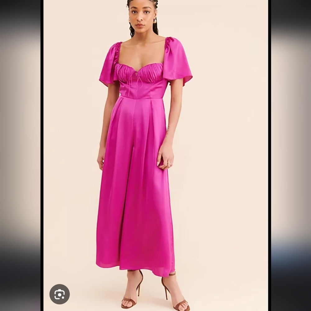 Fame And Partmers Laurie Wide Leg  Jumpsuit